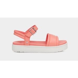 UGG Women’s Zane Ankle Strap Starfish Pink Leather New 9.5